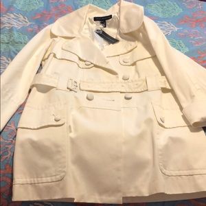 French Connection Trench Coat Size 10